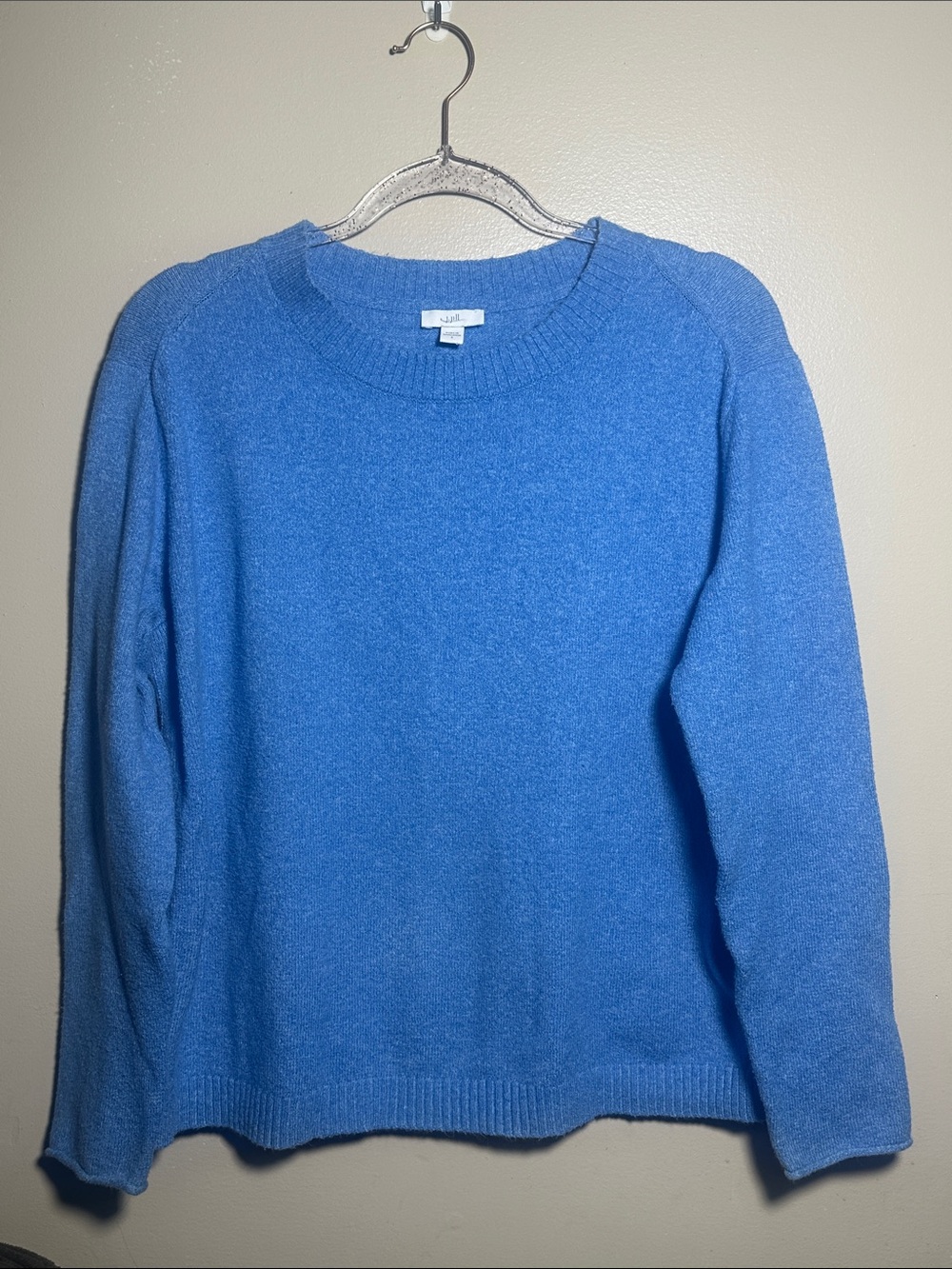 J Jill Small Cornflower Blue Cozy Sweater